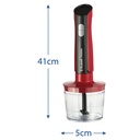 Mixeur Plongeant 3 en 1 Desire Russell Hobbs 500 W 27140-56 Rouge & Noir