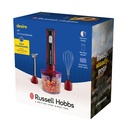 Mixeur Plongeant 3 en 1 Desire Russell Hobbs 500 W 27140-56 Rouge & Noir