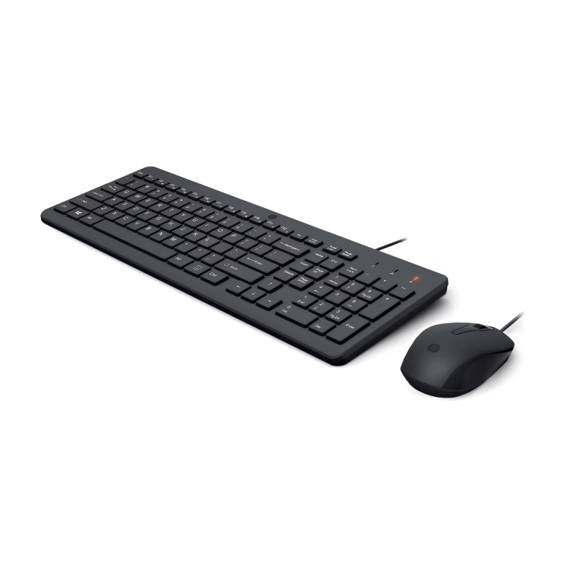 Ensemble Clavier Azerty Francais et Souris Filaires HP 150 / Noir
