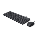 Ensemble Clavier Azerty Francais et Souris Filaires HP 150 / Noir