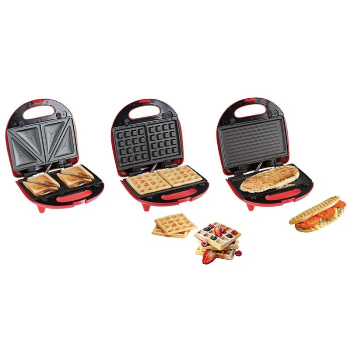 Appareil croque-monsieur gril gaufres DOP133