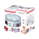 Yaourtière 7 Pots TECHWOOD TYA-7001 15W - Inox