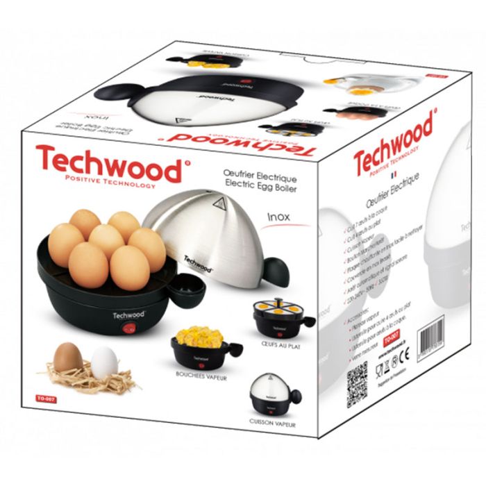 CUISEUR À OEUFS ELECTRIQUE TECHWOOD TO-007