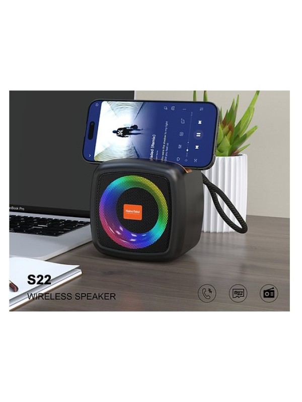 Mini enceinte Bluetooth sans fil puissante avec carte SD et FM Haino Teko