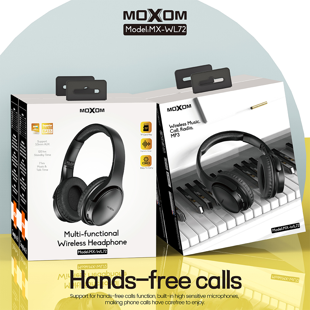 CASQUE SANS FIL MOXOM MX-WL72