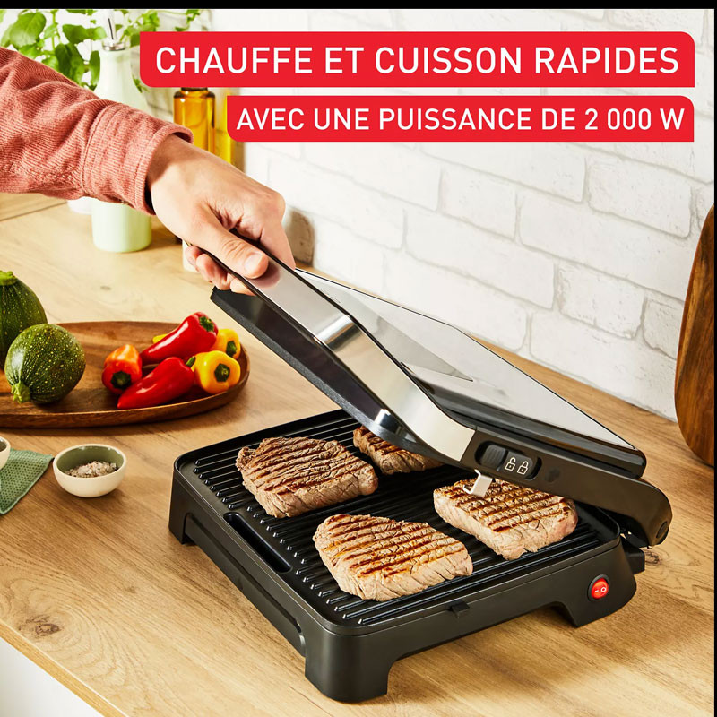Appareil à panini TEFAL et GRIL INICIO 2000W  -GC271D10