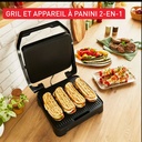 Appareil à panini TEFAL et GRIL INICIO 2000W  -GC271D10