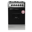 CUISINIÈRE A GAZ ORIENT AVEC TOURNE BROCHE OC-50-60SIT  4 FEUX  INOX