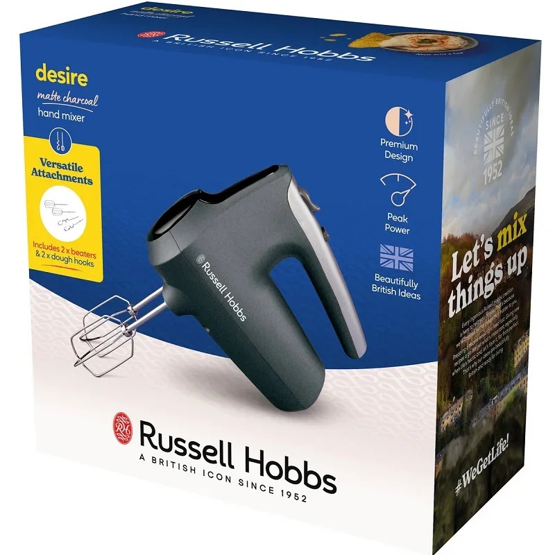 Batteur à Main Russell Hobbs Desire Matte Charcoal 27151-56 Noir