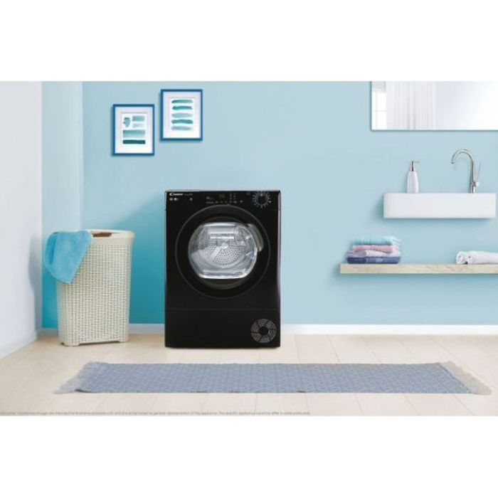 SÈCHE LINGE FRONTALE a condensation CANDY CSE-C9DBEB-47 9 KG - NOIR