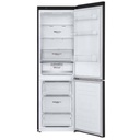 Réfrigérateur Combiné LG GR-B459NQFM 374L NoFrost - Noir Mat