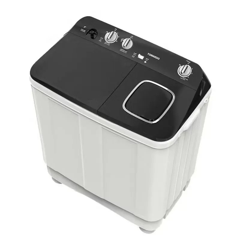 Machine à laver TORNADO Semi-automatique 10 kg Blanc x Noir TMH-HS10C(WK)
