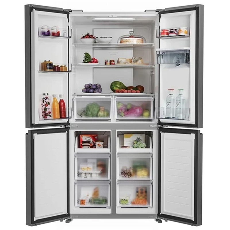 Réfrigérateur Side By Side HOOVER HHCR3818EWPL 463L NoFrost - Silver