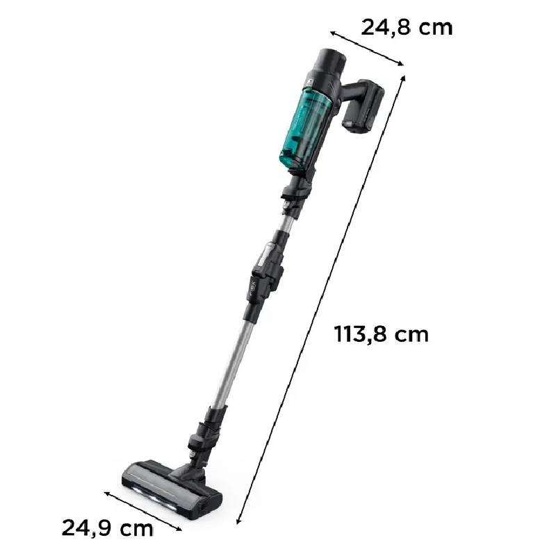 Aspirateur ROWENTA Balai Sans Fil FLEX 7.6 RH6A42WO 140 Watts - Noir