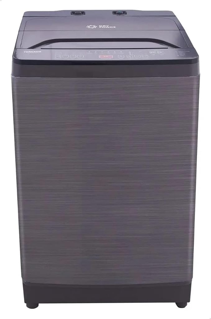 Machine à laver TORNADO Top Automatique 12 kg  TWT-TLN12LDS - Dark Silver