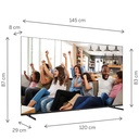 TV Thomson 65" 65UG4S14 4K UHD Side Feet Google Tv - Noir