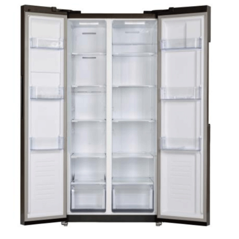 Réfrigérateur Side By Side Hyundai HYN-91SBS2D-BG 505L NoFrost Inverter Verre Noir