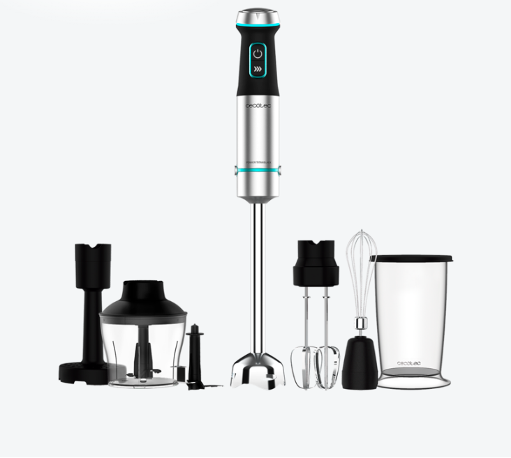 MIXEUR PLONG POWER TITAN BLACK 1200 CECOTEC- 4294