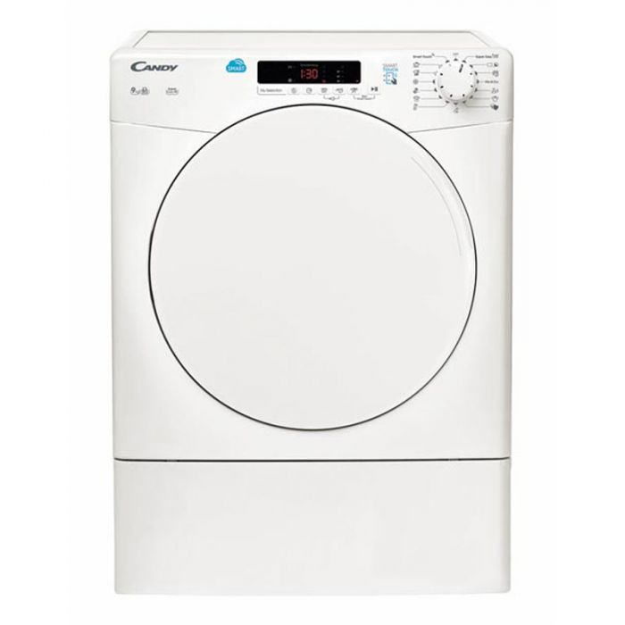 SÈCHE LINGE A EVACUATION FRONTALE CANDY CSE-V9DF-S 9KG - BLANC