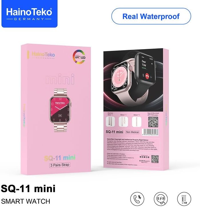 Montre connectée Haino Teko  SQ-11 rose