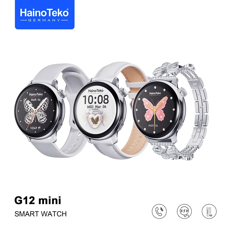 Montre Connectee Haino Teko G12 Mini silver