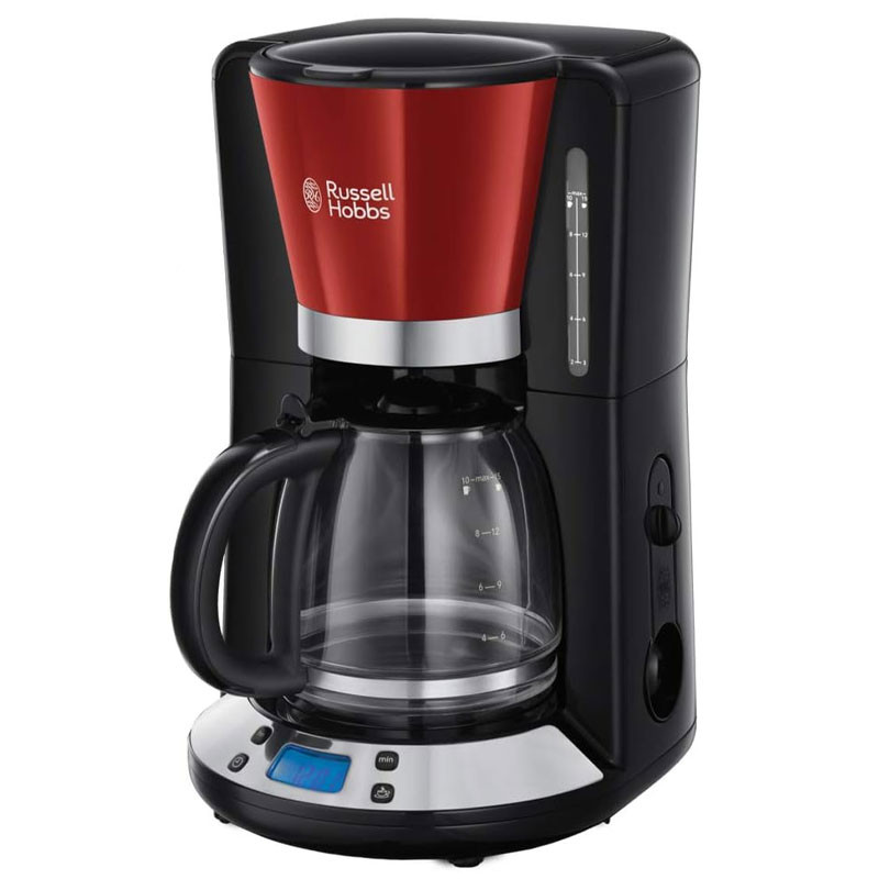 Cafetière Colours plus RUSSEL HOBBS 1.25 Litre 24031-56 Rouge