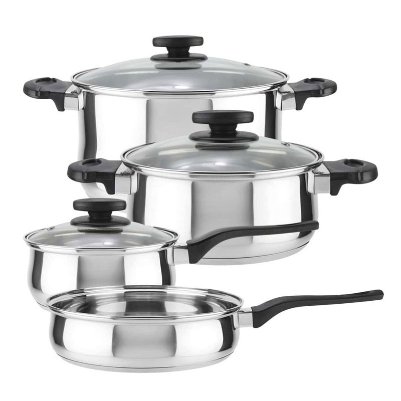 Set De Cuisine MAGEFESA 16CM+24CM+18+24CM 7 PIECES -INOX