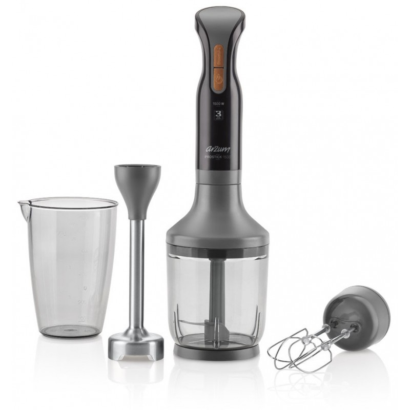 Mixeur 3 en 1 Arzum Prostick AR1014 -1500 W - Noir