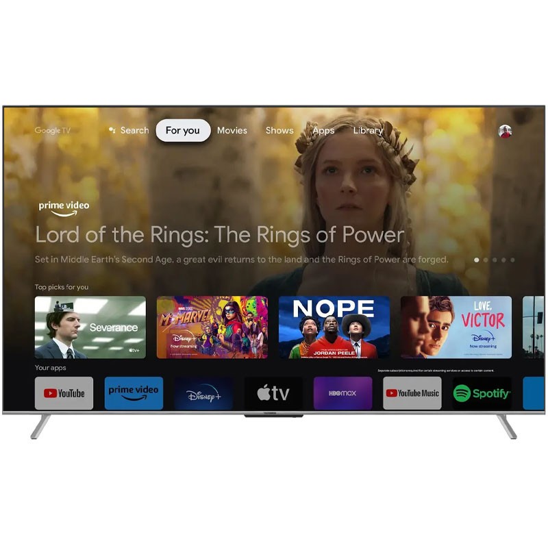Tv TELEFUNKEN 86'' Smart M9 Google TV UHD 4K+ Récepteur Intégré
