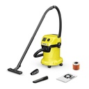 Aspirateur eau et poussières WD 3 P V-17/4/20 1000W Noir & Jaune 1.628-170.0