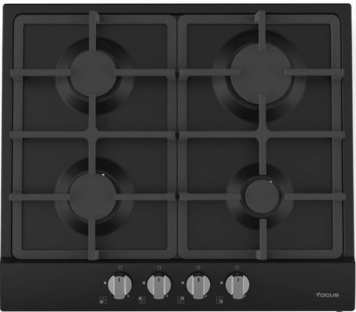[F.4008BS] PLAQUE DE CUISSON FOCUS 4 FEUX 60 CM VITRO NOIR (F.4008BS)