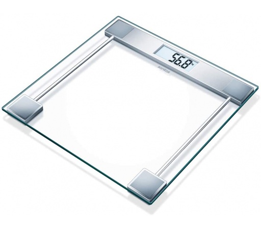 [SGS06] PÈSE PERSONNE ELECTRONIQUE SANITAS 150KG EN VERRE (SGS06)
