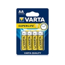 4X PILES AA VARTA SUPERLIFE R06 BP4