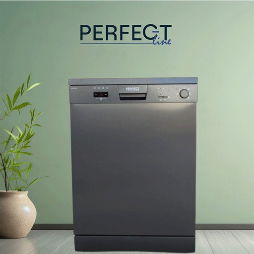 [DWX1D13DS] LAVE VAISSELLE PERFECT Line 13COUVERTS-6 PROGRAMMES-AFFICHEUR-SILVER