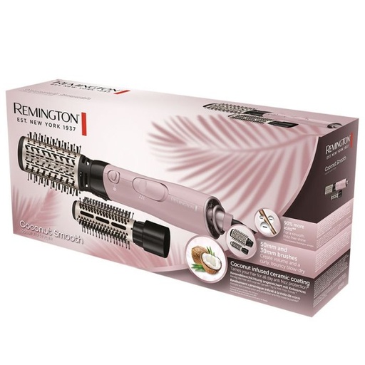 [AS5901] Brosse Soufflante REMINGTON Coconut Smooth AS5901 1000W - Rose