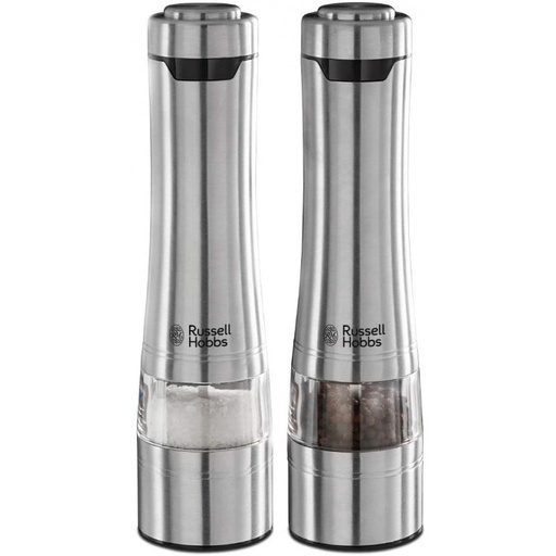 [23460-56] Moulins sel & poivre Electrique en Acier Russel Hobbs 23460-56