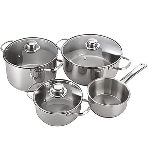 [MGIN49003] Set De Cuisine MAGEFESA 20CM+24CM+16+14CM 7 PIECES -INOX
