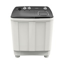 Lave-linge semi-automatique TORNADO 12 kg Blanc x Noir