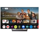 TV TELEFUNKEN 75'' Smart Google Tv G4E QLED 4K + Récepteur intégré