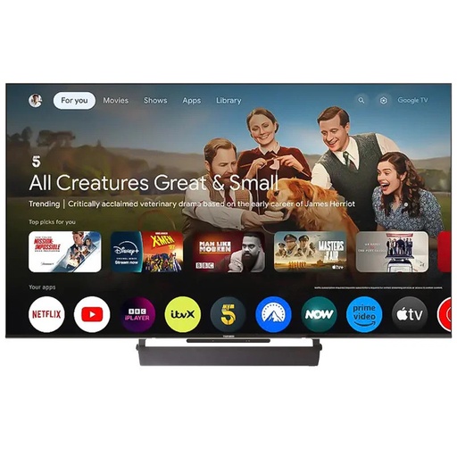 [TV75G4E] TV TELEFUNKEN 75'' Smart Google Tv G4E QLED 4K + Récepteur intégré