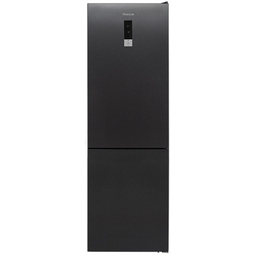 [SMART.3760] Réfrigérateur Combiné FOCUS SMART-3760 373L NoFrost - Dark Inox