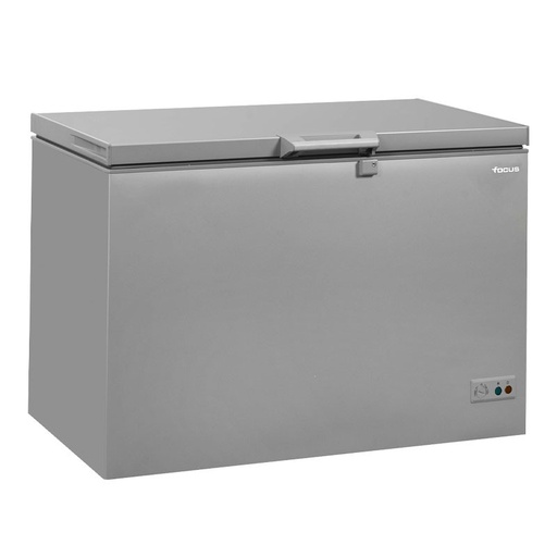 [FC.3001X] CONGELATEUR HORIZONTAL FOCUS 305 LITRES (FC-3001X)-SILVER -PORTE INOX
