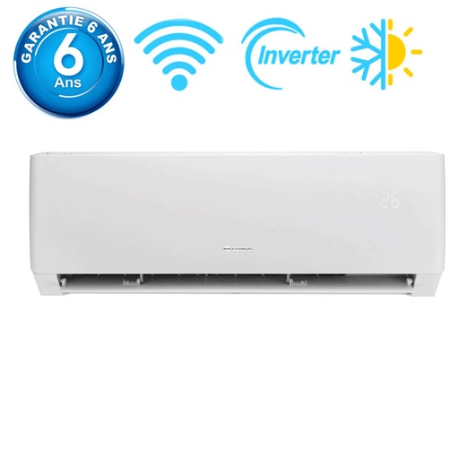 [CL18AVDXF-K3DTA1] Climatiseur Gree G-BOOST Inverter Smart Tropicalisé 18000 BTU Chaud Froid Blanc