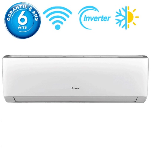 [CL26AVEXH-K3DTA1A] Climatiseur Gree G-Boost Tropicalisé Smart Inverter 26000 BTU Chaud & Froid Blanc
